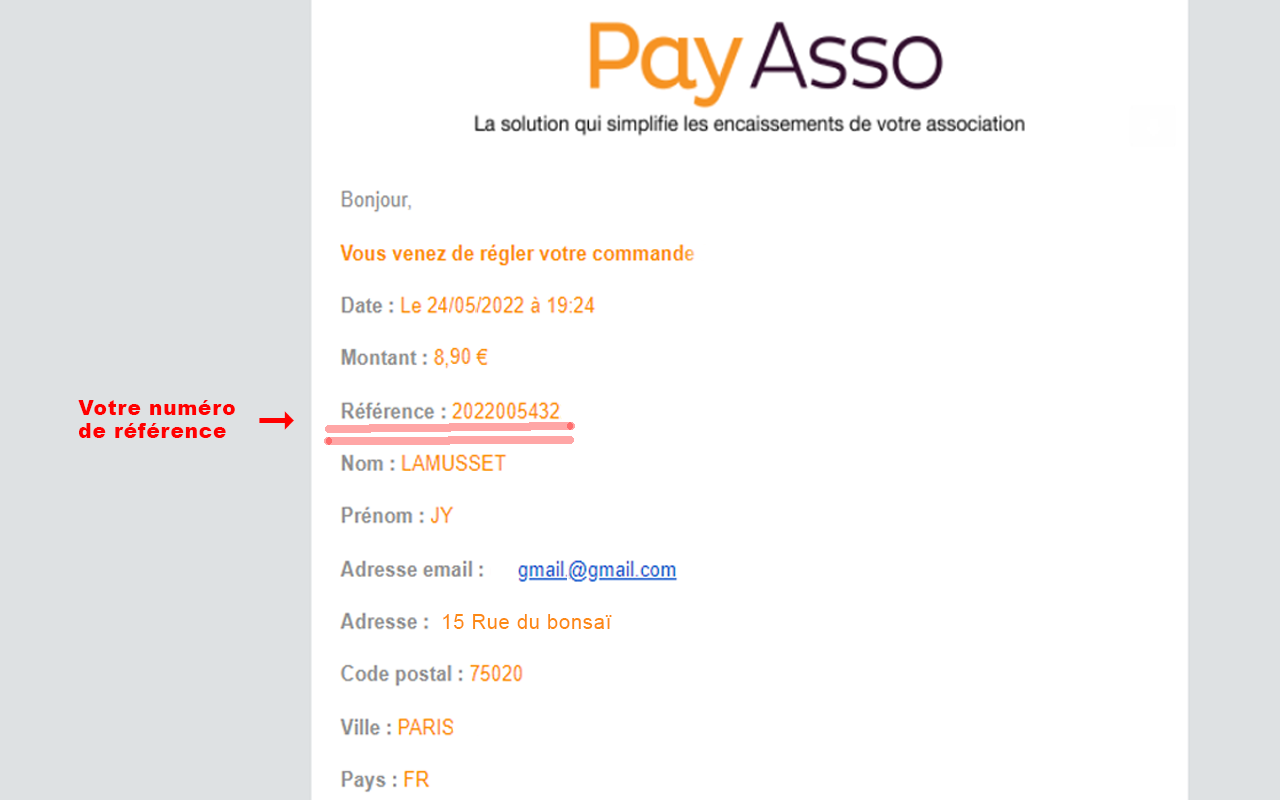 payasso num ref